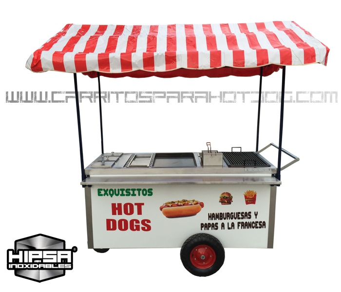 HIPSA Inoxidables / Carritos inoxidables para Hot Dog, taco